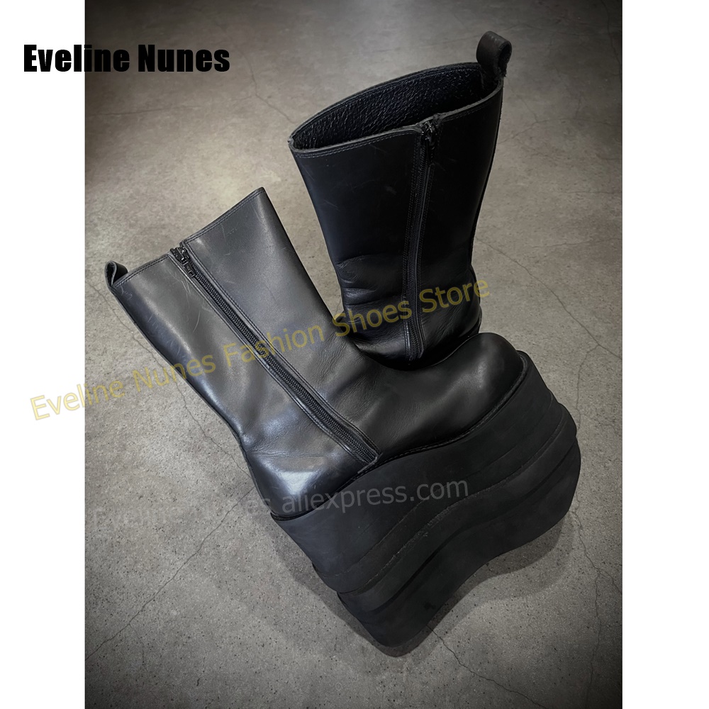 Round Toe Multi-Layer Wavy Pla - огляд і ціна Street Fashion Y2K