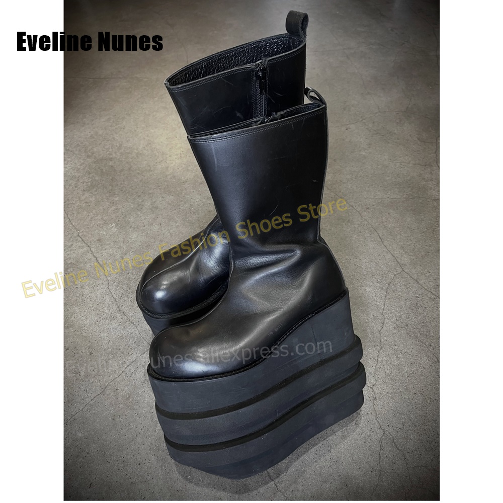 Round Toe Multi-Layer Wavy Pla - огляд і ціна Street Fashion Y2K