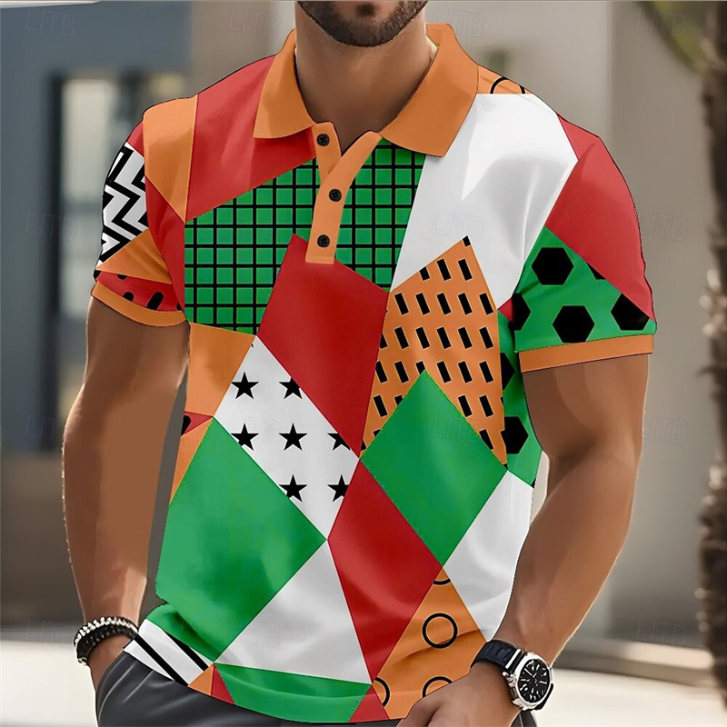 2025 Men's Polo Shirt Golf Shi - огляд і ціна Street Fashion Men 2025