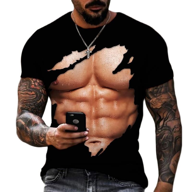 Summer Fashion Men's 3D Printe - огляд і ціна Street Fashion For Short Guys