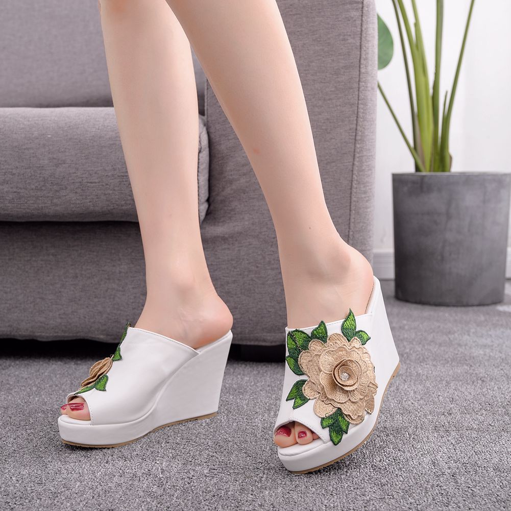 Womens Flower Open Toe Fashion - огляд і ціна Queen Street Fashion